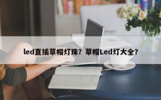 led直插草帽灯珠？草帽Led灯大全？