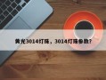 黄光3014灯珠，3014灯珠参数？