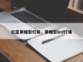 红蓝草帽型灯珠，草帽型led灯珠