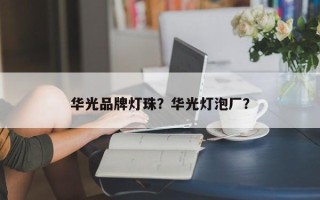 华光品牌灯珠？华光灯泡厂？