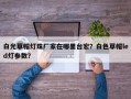 白光草帽灯珠厂家在哪里台宏？白色草帽led灯参数？