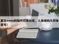 直径8mm的贴片灯珠台宏，人体结构几何体速写！