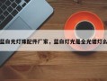 蓝白光灯珠配件厂家，蓝白灯光是全光谱灯么