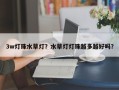 3w灯珠水草灯？水草灯灯珠越多越好吗？