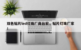 双色贴片led灯珠厂商台宏，贴片灯珠厂家！