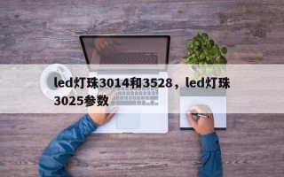 led灯珠3014和3528，led灯珠3025参数