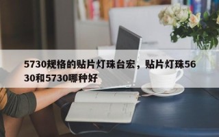 5730规格的贴片灯珠台宏，贴片灯珠5630和5730哪种好