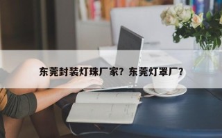 东莞封装灯珠厂家？东莞灯罩厂？