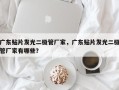 广东贴片发光二极管厂家，广东贴片发光二极管厂家有哪些？