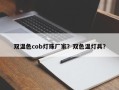 双温色cob灯珠厂家？双色温灯具？