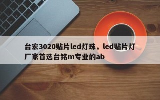 台宏3020贴片led灯珠，led贴片灯厂家首选台铭m专业的ab