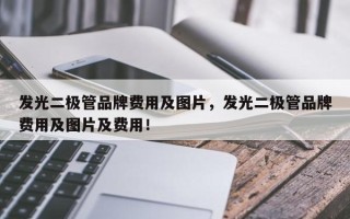 发光二极管品牌费用及图片，发光二极管品牌费用及图片及费用！