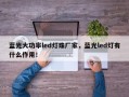 蓝光大功率led灯珠厂家，蓝光led灯有什么作用！