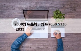 7030灯珠品牌，灯珠7030 5730 2835