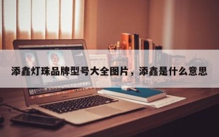 添鑫灯珠品牌型号大全图片，添鑫是什么意思