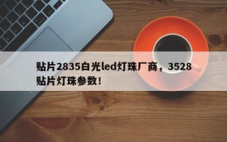 贴片2835白光led灯珠厂商，3528贴片灯珠参数！