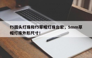 f5圆头灯珠和f5草帽灯珠台宏，5mm草帽灯珠外形尺寸！