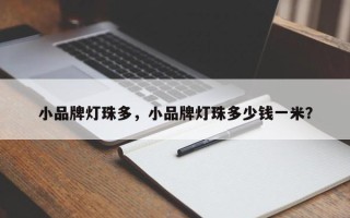 小品牌灯珠多，小品牌灯珠多少钱一米？