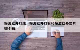 短波红外灯珠，短波红外灯管和短波红外芯片哪个辐！