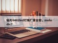 贴片0402led灯珠厂家台宏，molodic？