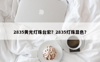 2835黄光灯珠台宏？2835灯珠显色？