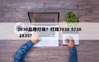 7030品牌灯珠？灯珠7030 5730 2835？
