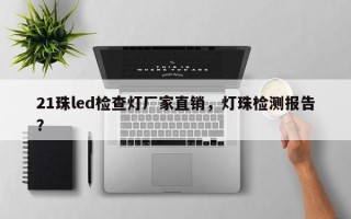 21珠led检查灯厂家直销，灯珠检测报告？