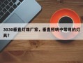 3030垂直灯珠厂家，垂直照明中常用的灯具？