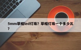 5mm草帽led灯珠？草帽灯珠一个多少瓦？