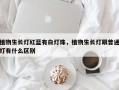 植物生长灯红蓝有白灯珠，植物生长灯跟普通灯有什么区别