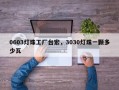 0603灯珠工厂台宏，3030灯珠一颗多少瓦