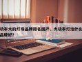 功率大的灯珠品牌排名国产，大功率灯泡什么品牌好？