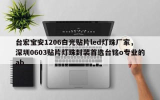 台宏宝安1206白光贴片led灯珠厂家，深圳0603贴片灯珠封装首选台铭o专业的ab