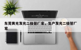 东莞黄光发光二极管厂家，生产发光二极管厂家
