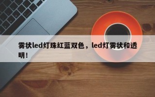 雾状led灯珠红蓝双色，led灯雾状和透明！