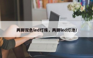 两脚双色led灯珠，两脚led灯泡！