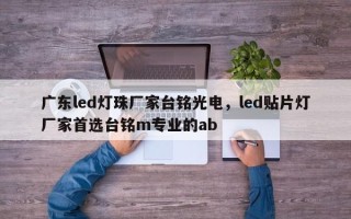 广东led灯珠厂家台铭光电，led贴片灯厂家首选台铭m专业的ab