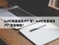 led灯珠直插生产厂家？led灯珠直插生产厂家有哪些？