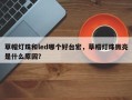 草帽灯珠和led哪个好台宏，草帽灯珠微亮是什么原因？