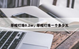 草帽灯珠0.2w，草帽灯珠一个多少瓦