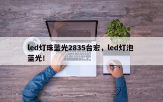 led灯珠蓝光2835台宏，led灯泡 蓝光！