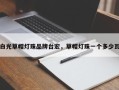 白光草帽灯珠品牌台宏，草帽灯珠一个多少瓦