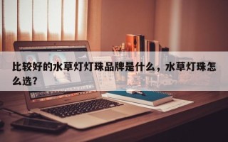比较好的水草灯灯珠品牌是什么，水草灯珠怎么选？