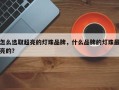 怎么选取超亮的灯珠品牌，什么品牌的灯珠最亮的？