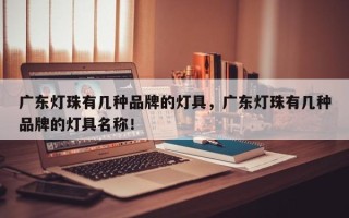 广东灯珠有几种品牌的灯具，广东灯珠有几种品牌的灯具名称！