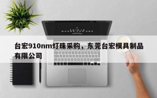 台宏910nm灯珠采购，东莞台宏模具制品有限公司