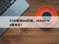 5730紫光led灯珠，365nm led紫光灯？