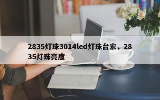 2835灯珠3014led灯珠台宏，2835灯珠亮度