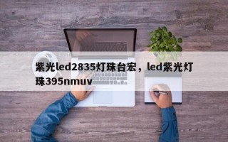 紫光led2835灯珠台宏，led紫光灯珠395nmuv