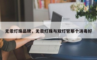 无汞灯珠品牌，无汞灯珠与双灯管那个消毒好